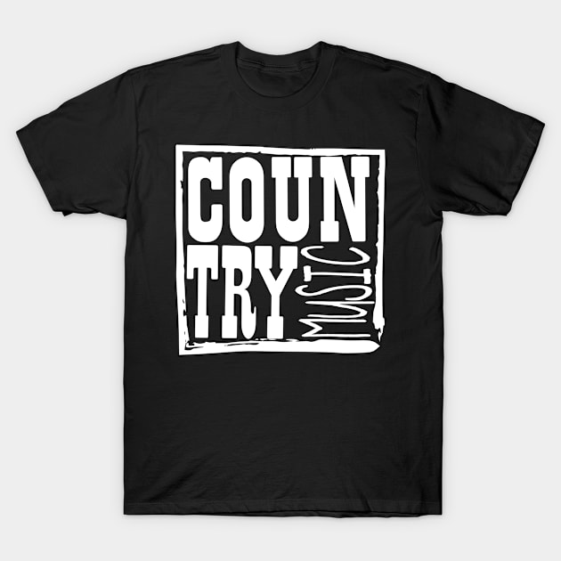 Country Music Gift Men Bluegrass Cowboy Nashville T-Shirt by PomegranatePower